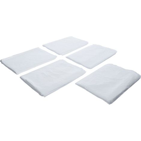 Bgs Technic – Lot de 5 films de protection 20m² – Bâche légère transparente 6 micromètres – Pour rénovation intérieure et extérieure – Surface totale 100m² (1/4)