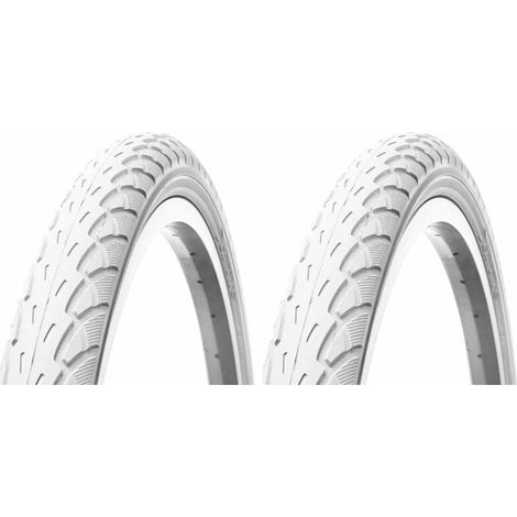 2x Pneu 12 1/2 x 2 1/4 (62-203) blanc vélo cycle enfant draisienne vtt poussette tringle rigide