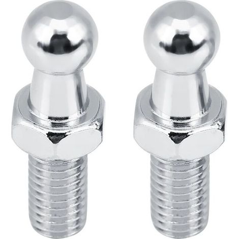Lot de 2 Rotule De Verin Voiture M8， Goujon à Bille De 8mm Joint à Rotule De Jambe De Force à Gaz 10mm Goujon à Bille Capot Strut Goujon à Bille Goujon à Bille à Gaz Rotule M8 Rotule De Verrin (1/5)