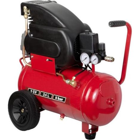 Ribitech - Compresseurs électrique 2CV cuve 50L - PRCOMP2/50