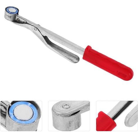 Accessoires pour séparateur magnétique : poinçon, balayeuse magnétique robuste, bâton à ressort flexible ( ) (1/3)