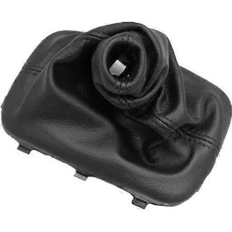 Pommeau de levier de vitesses automatique en cuir avec soufflet anti-poussière pour Ford Forte Koup 2009-2013 (réf. 846401M500WK) (1/5)