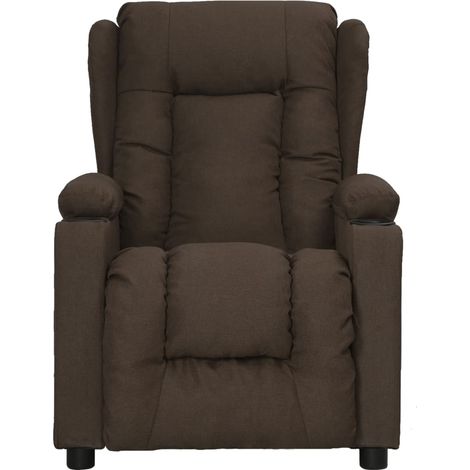 Maison Exclusive - Relaxsessel Dunkelbraun Stoff (1/5)