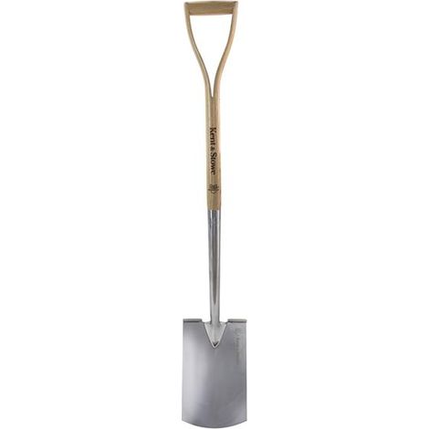 Kent & Stowe 70100004 Stainless Steel Capability Digging Spade Garden Reinforced