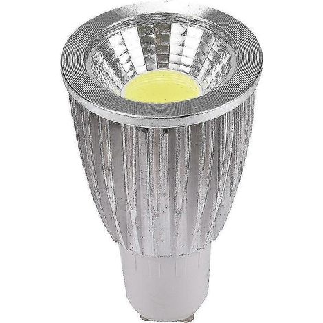 Ampoule LED blanche GU10 7W - Projecteur COB en aluminium pour éclairage de maison, restaurant et hôtel - AC110-265V écoénergétique (1/4)