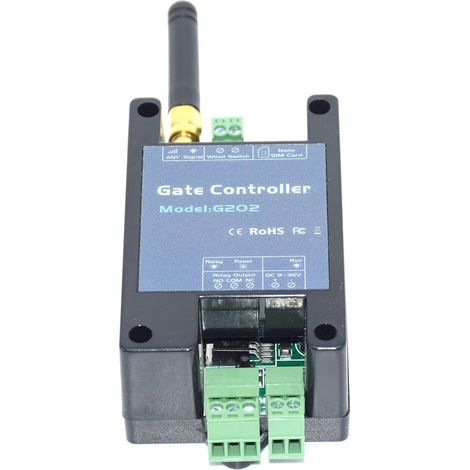 GSM Commutateur de Relais Unique de la télécommande G202 for ouvre-Porte de Garage battante coulissante (remplacer RTU5024)(2G with Adapter) (1/5)