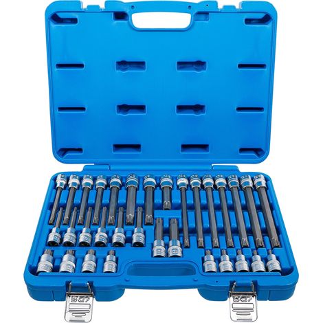 BGS set  di inserti  attacco quadro  interno 12,5  mm (1/2")  profilo scanalato  (per RIBE)  32 pz.  - 5183 (1/5)