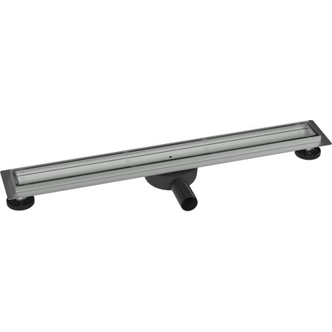 Edelstahl Duschrinne Bernstein FlexGT01-3 für Duschkabine befliesbar Länge 70 cm