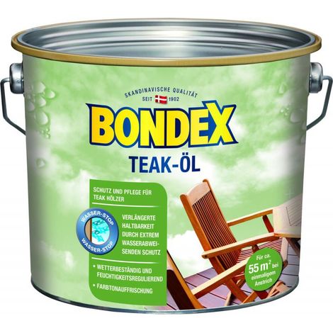Bondex Teak-Öl Farblos 2,50 l - 330061 (1/3)