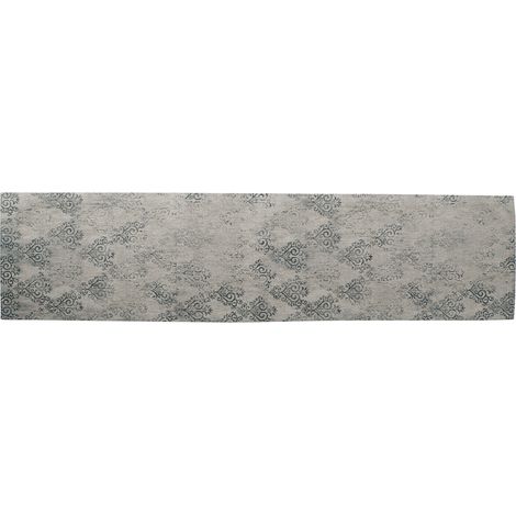 DKD Home Decor Tapis Coton Chenille Gris 60x240 cm (1/4)