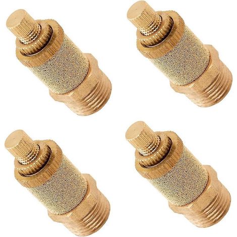 Vanne de purge/ralentissement/régulation de débit 3/8" NPT pour suspension (paquet de 4) VXA4038-4 (1/5)