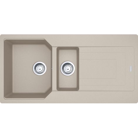 Franke Urban UBG 651-100. Tipo di lavello: Lavello sottopiano, Forma del lavandino: Rettangolare, Materiale del lavandino: Fragranito. Larghezza: 1000 mm, Lunghezza: 500 mm, Larghezz... - 114.0686.777