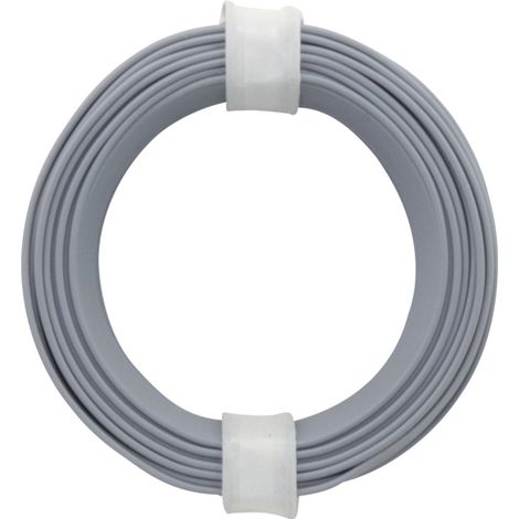 Donau Elektronik 118-9 Litze 1 x 0.14 mm² Grau 10 m