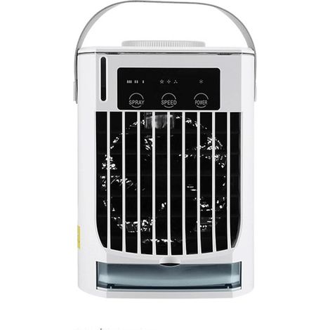 Refroidisseur D Air Par Evaporation - 3 Vitesses - 500 Ml - Pour Camping Car Voiture Bureau Chambre Extérieur - 1 Piece (1/5)