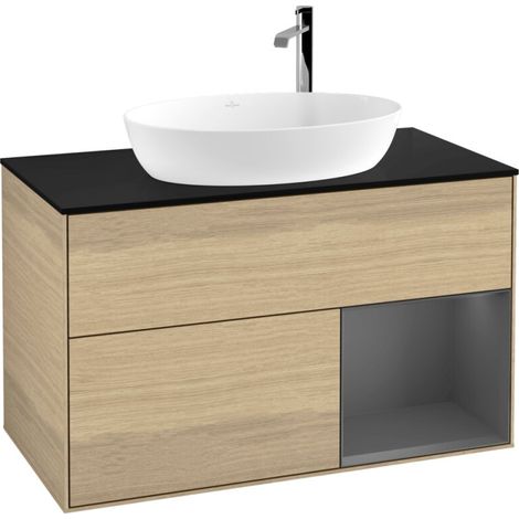 Villeroy & Boch F902GKPC Meuble sous-vasque Finion F90 (1/2)