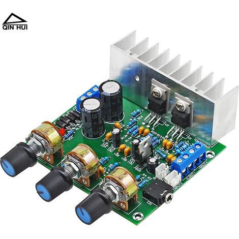 HiFi TDA2030A High-Fidelity-Verstärkerplatine, Zweikanal-Audioverstärkungsmodul 215W. (1/4)