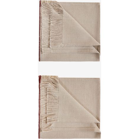 Set di 2 tovaglioli di cotone Viwela SKLUM            
