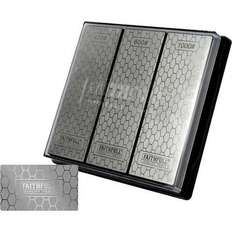 Faithfull FAIDWTRIPLES Diamond Whetstone Kit FAIDWTRIPLES (1/5)