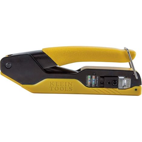 Crimpatrice compatta pass-thru modulare per connettori dati Pass-THU RJ45 Klein Tools VDV226-005 (1/5)