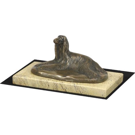 Lévrier afghan - statuette, figurine silhouette de chien, trophée pour une exposition canine par Art-Dog (1/5)