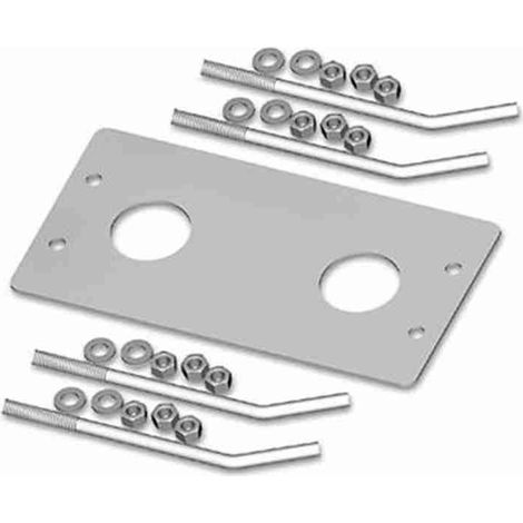 Roger - KT223 BEFESTIGUNGSSOCKEL KOMPLETT MIT ZUGSTANGEN FÜR GLEITSYSTEME SERIE M30