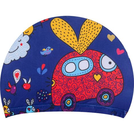 Cappellino Aqua-Sport junior in poliestere con stampa auto blu AS8636