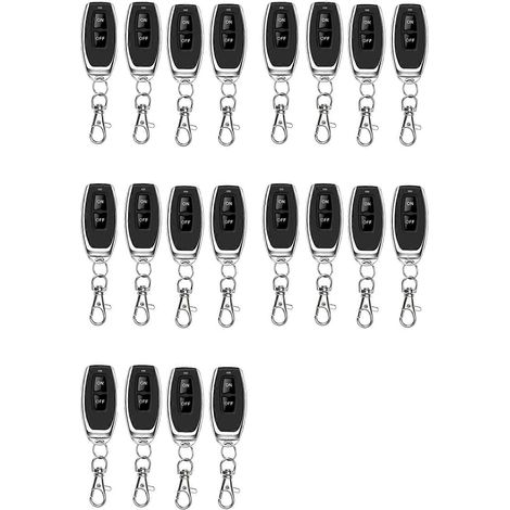 Lot de 20 interrupteurs de télécommande sans fil RF 433 MHz pour relais 220 V 30 A, éclairage, pompe à poussière, moteur, ventilateur et plus encore. (1/5)