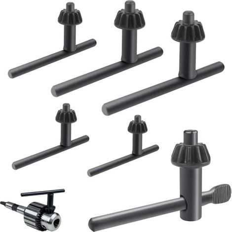Lot de 6 clés de mandrin de rechange pour perceuse électrique 4 mm, 6 mm, 10 mm, 13 mm, 16 mm,20 mm (1/5)