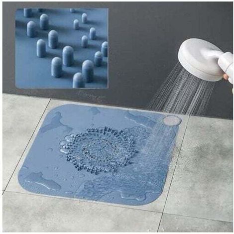 Atrapador de pelo de silicona para desagüe de ducha, tapón para pelo de ducha, colador de desagüe de ducha, tapas de desagüe de silicona, protector de desagüe de baño