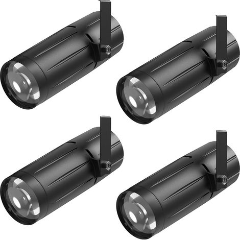 Pinspot-Licht, verstellbarer Winkel, kompaktes Design, 4Stück, EU-Stecker (1/2)