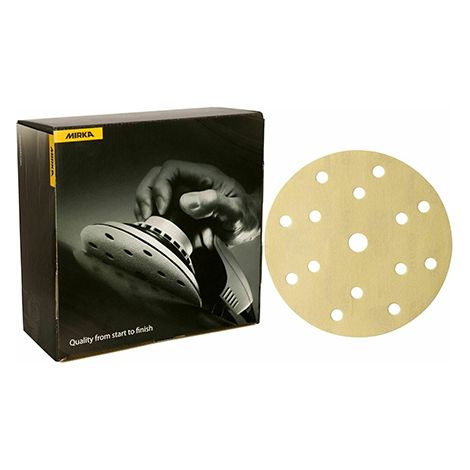 MIRKA GOLD DISC LOCH P600 15 PIECES 100