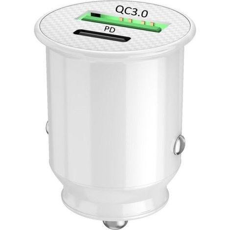 Kit d'accessoires auto - PH26 - Cubot KingKong Power 3 - Charge ultra-rapide 3,1 A - 2 ports USB - Noir - AquaForge (1/5)