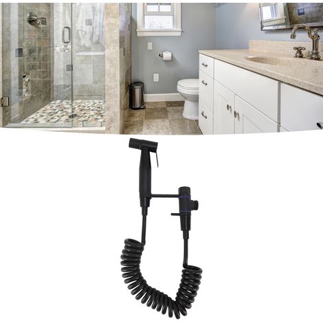 Spülpistole aus Edelstahl, druckbeaufschlagter Spülkopf für Badezimmer (1/5)