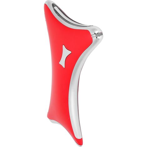 Plaque de Gua Sha Électrique LED, Massage Vibrant et Chauffant USB, Outil de Beauté Rouge (1/5)