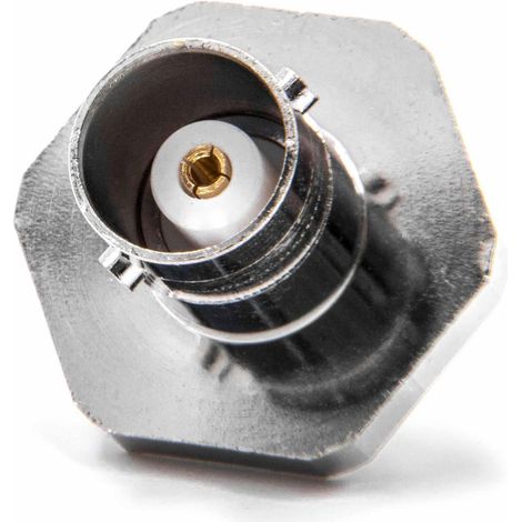 vhbw Adaptador SMA para cable coaxial RG 174 / U - clavija (h) SMA a clavija BNC adaptador coaxial HF, plata