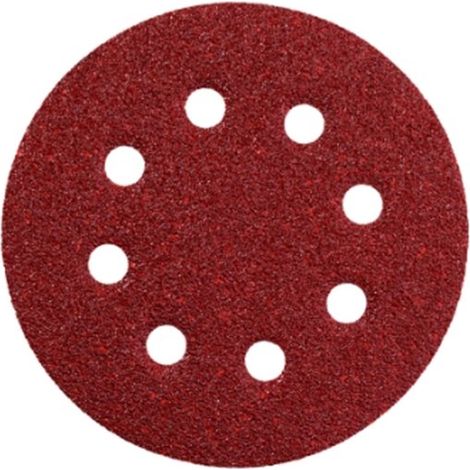 Metabo - Papel de lija para madera y metal P80, diámetro 125 mm, 25 piezas 631586000