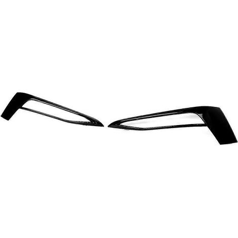 Para BMW Serie 5 G30 G38 Sport 2016-2020, par de embellecedores de rejilla para faros antiniebla del parachoques delantero