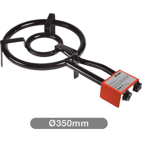 Quemador de gas doble Ø350mm para paelleras de Ø200mm a Ø500mm (1/5)