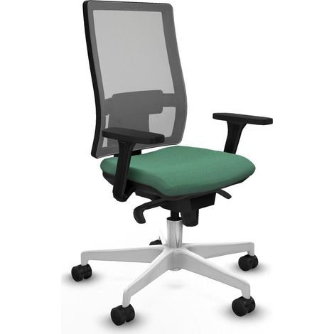 Piqueras y Crespo Horna Chaise de bureau vert émeraude (1/3)