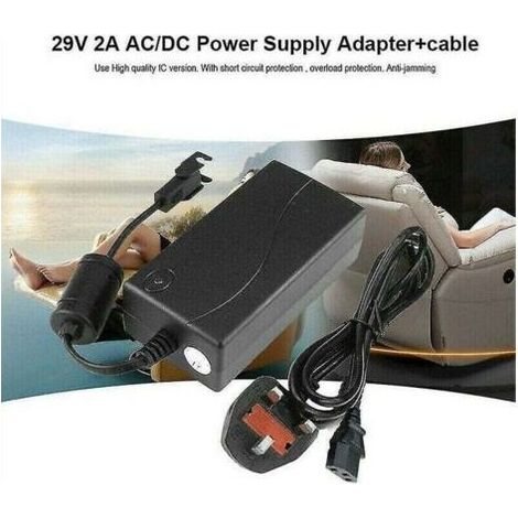 29V AC/DC Netzteiladapter für verstellbare Sofasessel – US-Stecker (1/3)
