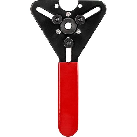 8 pièces voiture compresseur d'air embrayage dissolvant installateur double usage clé trousse à outils automobile climatisation voiture climatiseur réparation outil