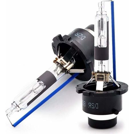 [NIEMALS VERWENDET] D2R Xenon-HID-Glühbirne, Scheinwerferlampe, 8000 K, 35 W, Kaltweiß, Ersatz für Halogen- oder LED-Außenbirnen, 12 V (2er-Pack)