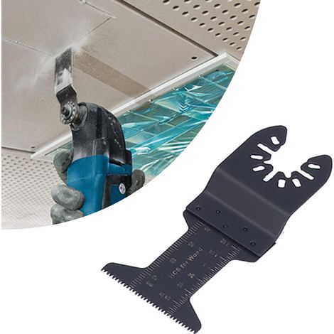 Ensemble de 11 accessoires multifonctionnels pour le travail du bois, comprenant une lame en plastique et en métal tendre pour la découpe et le meulage. (1/5)