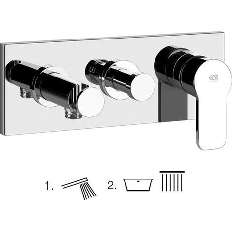 Gessi Emporio Corso Venezia, juego listo para instalar para
