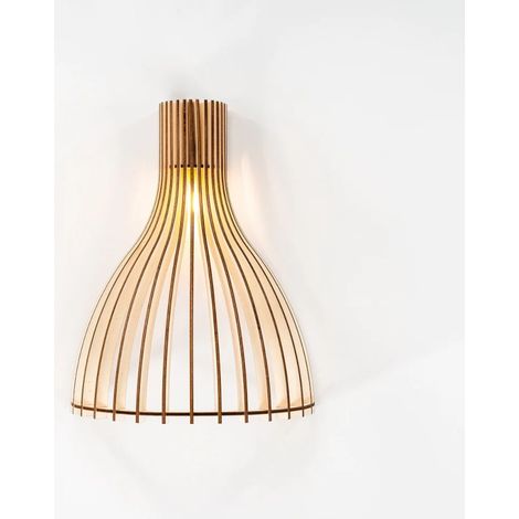 Applique Led bois Ariel - Atelier Loupiote (1/4)