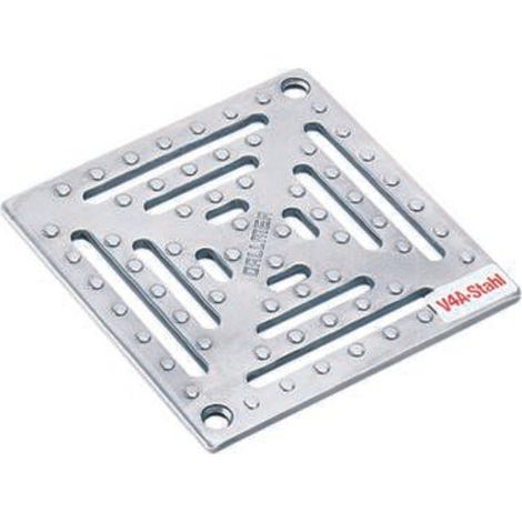 DALLMER Griglia RHS 140, 1,5 mm, antiscivolo, avvitata, 140 x 140 mm, 501783