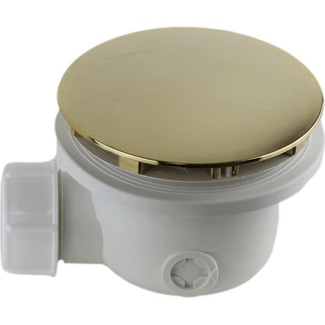 Piletta di scarico Piatto doccia standard Ø90 mm cover oro Vicario 836-ORO  Oro (1/2)