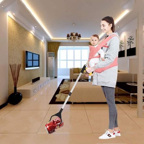 Outils de Ramassage, 82cm Pince de Préhension pour Personnes Agées, avec Pince Rotative en Caoutchouc, pour Prise de la Corbeille, Ramassage des Déchets, Déchets de Jardin (1/4)
