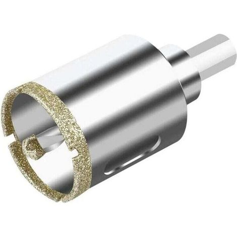 Scie Cloche Diamant 40mm Foret Guidage Centrage Carrelage Verre Céramique Marbre Granit - KZQ