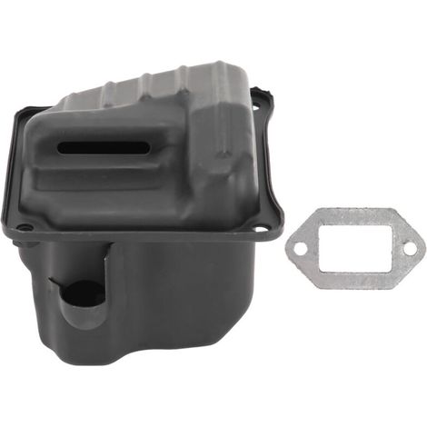 Muffler Dual Port Iron Wearresistant Exquisite Craftsmanship Chain Saw Muffler for Stihl 044 046 Ms440 Ms460 Chain Saw (1/5)